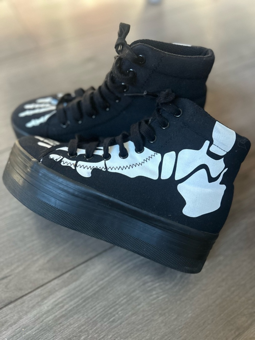 Jeffrey Campbell / JC Play Skeleton Platform Sneakers